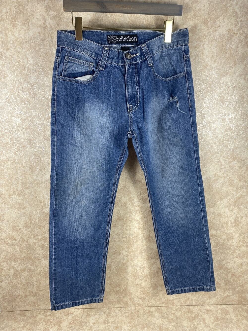 Vintage SOUTHPOLE Jeans Men's 32x28 Denim Straight Leg
